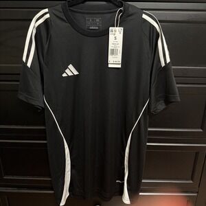 Adidas Men's Jersey Football/Soccer Black White‎ Tiro24 IJ7676 NWT Size Small